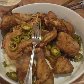 Dai Due - Sunday Supper Club Tallow Fried Chicken with mash, greens...so good! - Butcher Near Me - Austin, Texas