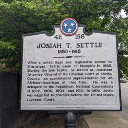 Josiah T. Settle Historical Marker - Josiah T. Settle Historical Marker, Memphis