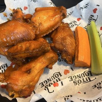 Tito's Lounge - Buffalo wings (after hubby grabbed one) - Mediterranean Near Me - Urbandale, Iowa Tito's Lounge - Buffalo wings (after hubby grabbed one) - Mediterranean Near Me - Urbandale, Iowa