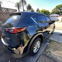 Shiny car after mini detail