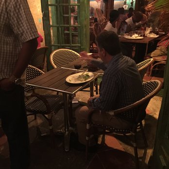 Cuban Pete's - This is the mgr/owner of Cuban Pete's at 8 on Labor Day enjoying his salad & DD coffee! Don't save that 4 top for any customers or anything - Cuban Near Me - Montclair, New Jersey