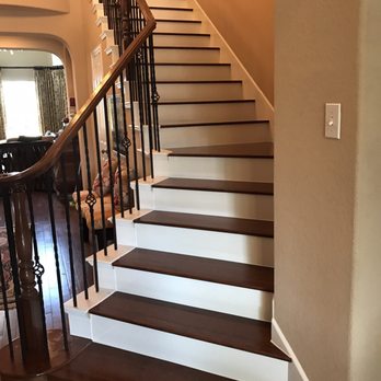 Floor Gallery - a staircase in a home - Carpet Installation Near Me - Pearland, Texas