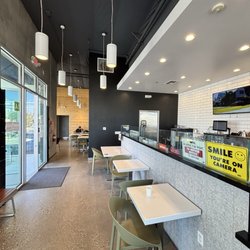 Interior facing the rear from the counter.