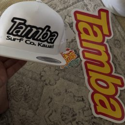 Hat and stickers Hat and stickers