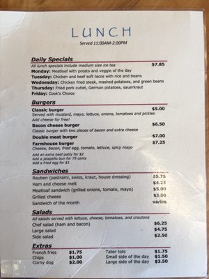 Menu photo 3 Corner Cafe Jarrell, TX