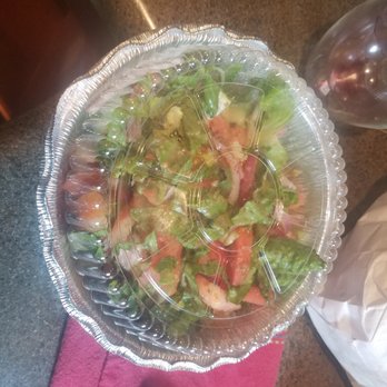 LEYLA MEDITERRANEAN - House salad tossed in oil and vinegar, good but strong flavor with a lot of onion and tomato - Mediterranean Near Me - Cincinnati, Ohio LEYLA MEDITERRANEAN - House salad tossed in oil and vinegar, good but strong flavor with a lot of onion and tomato - Mediterranean Near Me - Cincinnati, Ohio