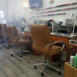 Manicure station. Manicure station.