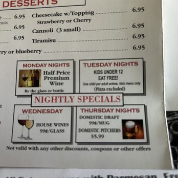 Mario's Pizza & Pasta - Menu - Italian Near Me - Seabrook, Texas
