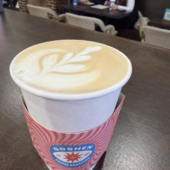 Goshen Coffee Roasters - Vanilla latte - Coffee & Tea Near Me - St. Louis, Missouri Goshen Coffee Roasters - Vanilla latte - Coffee & Tea Near Me - St. Louis, Missouri