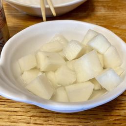 Radish, not really pickled enough
