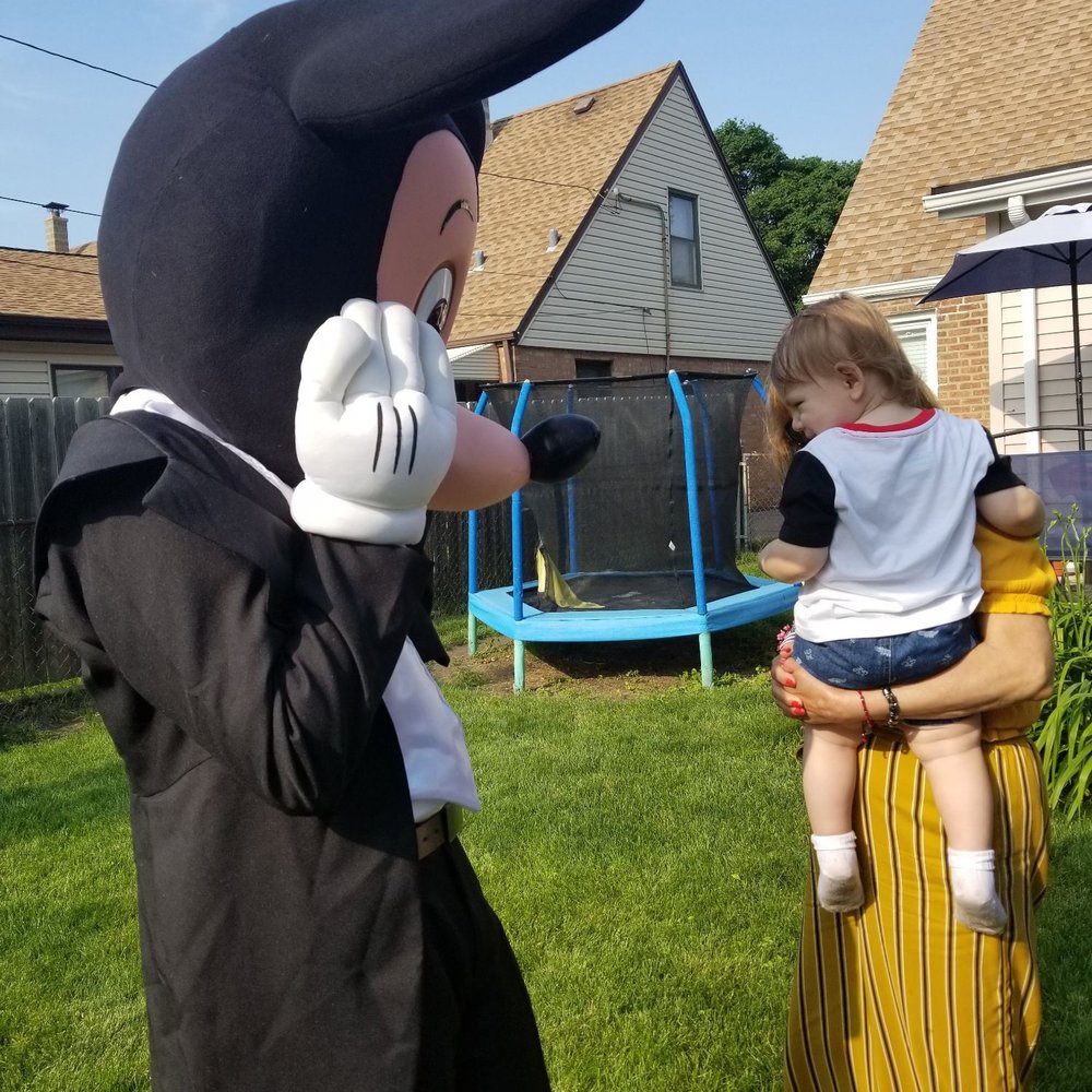 Mickey mouse character at Jayden's 1st birthday 2019 Mickey mouse character at Jayden's 1st birthday 2019