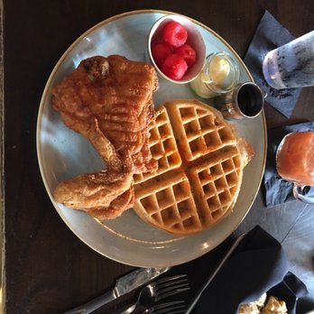 Hen Quarter - Chicken and waffles, half order. - Southern Near Me - Alexandria, Virginia Hen Quarter - Chicken and waffles, half order. - Southern Near Me - Alexandria, Virginia