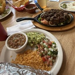 Beef Fajita plate