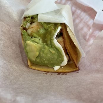 La Taqueria - Crispy inside taco and outside soft taco, shrimp, onions, cilantro, avocado, sour cream and hot sauce is ridiculously tasty - Mexican Near Me - Turlock, California La Taqueria - Crispy inside taco and outside soft taco, shrimp, onions, cilantro, avocado, sour cream and hot sauce is ridiculously tasty - Mexican Near Me - Turlock, California