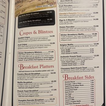 Clarette's Restaurant - BREAKFAST MENU as of January 2023 - American Near Me - Walla Walla, Washington Clarette's Restaurant - BREAKFAST MENU as of January 2023 - American Near Me - Walla Walla, Washington