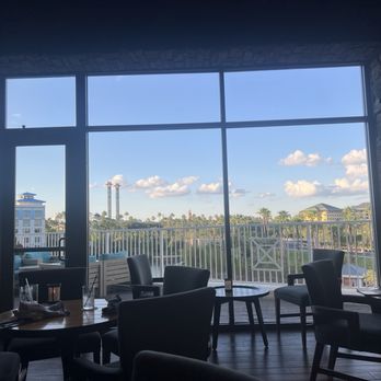 Strong Water Tavern - Outdoor seating, from inside - Caribbean Near Me - Orlando, Florida