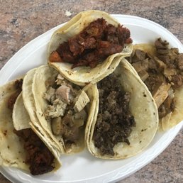 Tacos (before) Chicharrón was amazing!! Carnitas Cabeza Lengua Chorizo Tacos (before) Chicharrón was amazing!! Carnitas Cabeza Lengua Chorizo
