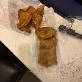 Teriyaki Express - Fried Rangoon and spring roll, but to the trained eye it looks like a deflated..... - Japanese Near Me - North Randall, Ohio Teriyaki Express - Fried Rangoon and spring roll, but to the trained eye it looks like a deflated..... - Japanese Near Me - North Randall, Ohio