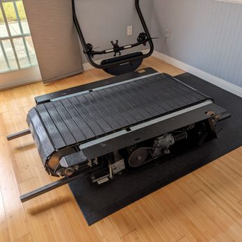 OFF-CZN - Woodway treadmill safely moved from upstairs to downstairs! - Movers Near Me OFF-CZN - Woodway treadmill safely moved from upstairs to downstairs! - Movers Near Me
