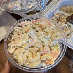 Pollos Mis Pollos - Macaroni Salad was awesome and tastes very home made.