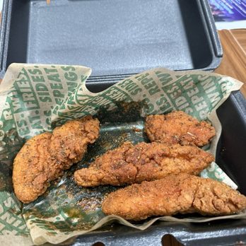 Wingstop - 3 piece tenders (thanks for the baby bonus tender) - Chicken Wings Near Me - Austin, Texas