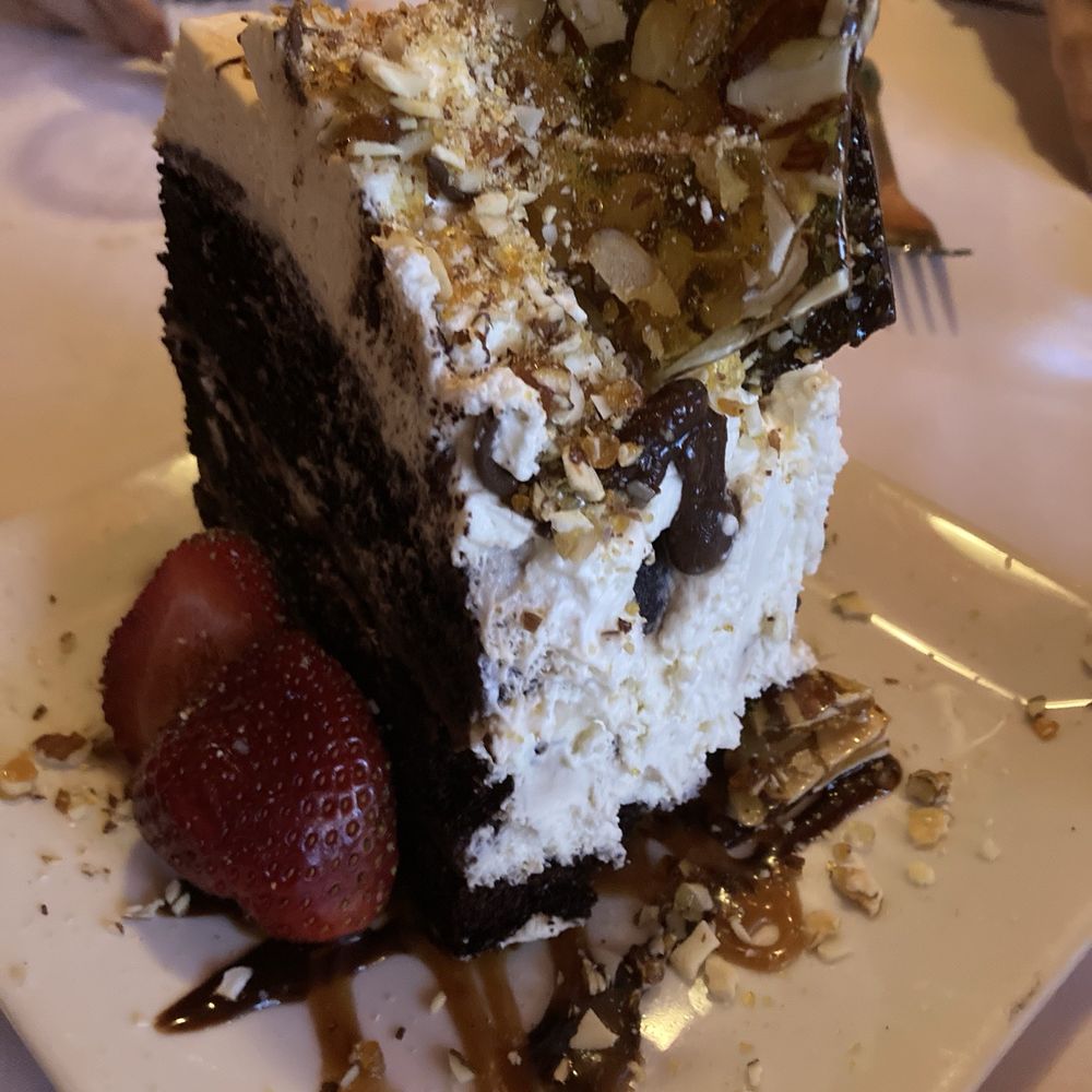 La Cucina Sul Mare - Chocolate Crunch Layer Cake. - Italian Near Me - Falmouth, Massachusetts La Cucina Sul Mare - Chocolate Crunch Layer Cake. - Italian Near Me - Falmouth, Massachusetts