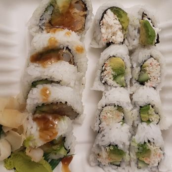 Koibito Sushi & Teriyaki - Cali roll + fried shrimp roll - Japanese Near Me - Seattle, Washington Koibito Sushi & Teriyaki - Cali roll + fried shrimp roll - Japanese Near Me - Seattle, Washington