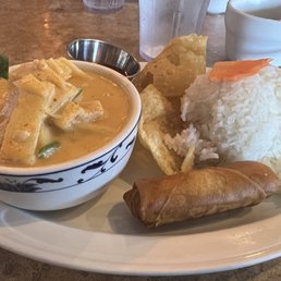 Red curry lunch special