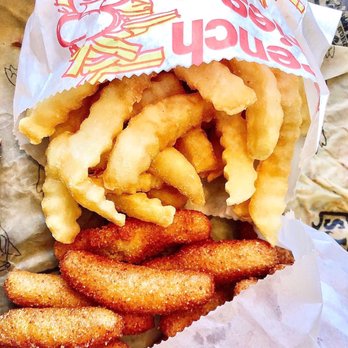Stamey's Barbecue - Hushpuppies + Fries - Barbeque Near Me - Greensboro, North Carolina
