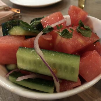 Echo & Rig - Cucumber and tomatoes and watermelon - Steakhouses Near Me - Sacramento, California
