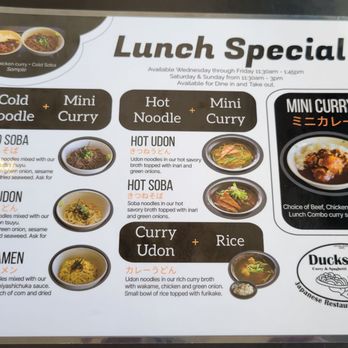 Ducks - MENU - August 2026 - Japanese Curry Near Me - San Gabriel, California Ducks - MENU - August 2026 - Japanese Curry Near Me - San Gabriel, California
