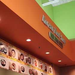 Korean Beef Soup - Food court counter