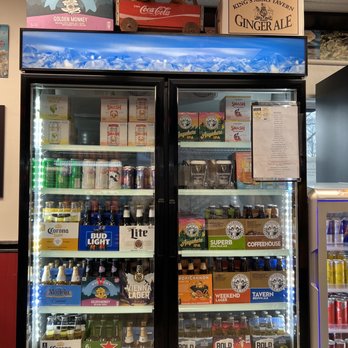 Rick's Cheesesteak Shop - Adult beverages case. - Cheesesteaks Near Me - Williamsburg, Virginia