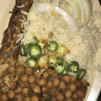 Chutney - Chana Masala With Chicken Kebab and Rice - Indian Near Me - San Francisco, California Chutney - Chana Masala With Chicken Kebab and Rice - Indian Near Me - San Francisco, California