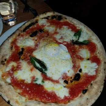 Bruciato - Margherita $13 with a duck egg $4 - Pizza Near Me - Bainbridge Island, Washington