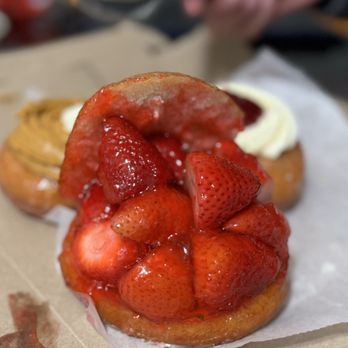The Donut Man - Glendora - Fresh Strawberry Donut - Donuts Near Me - Glendora, California