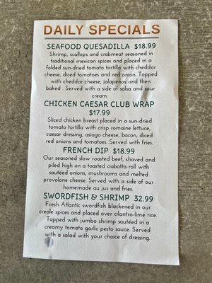 Menu photo 4 Harborside Bar & Grill Ocean City, MD