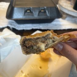 Ms. Pickles Sandwich Shop - Beef & cheese empanada