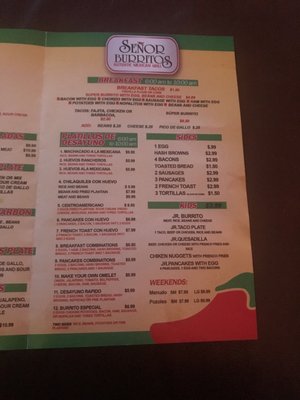 Menu photo 5 Senor Burritos Houston, TX Menu photo 5 Senor Burritos Houston, TX