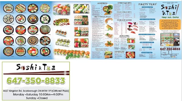 Menu photo 7 Sushi & Tea Toronto, ON