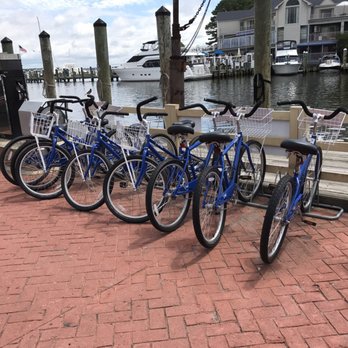 St Michaels Marina - Bicycles to rent... we like to go to Oxford on bikes. - Marinas Near Me - Saint Michaels, Maryland
