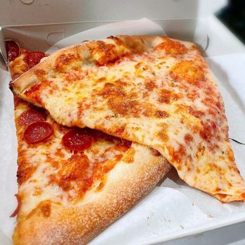 Slice House by Tony Gemignani - Pepperoni slice and Cheese slice - Salad Near Me - San Francisco, California