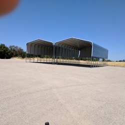 S&J Storage of Elk Grove - Covered Parking for RV's - these canopies are 41ft Long, and 14ft high - 12ft wide