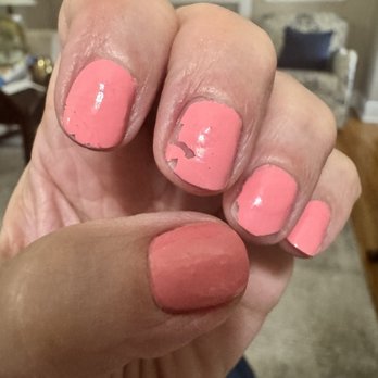 Ruby Nails Salon - Horrible Manicure. - Nail Salons Near Me - Scranton, Pennsylvania