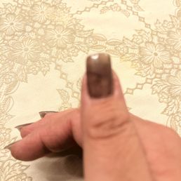 Blotchy nail polish Blotchy nail polish