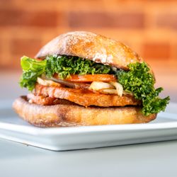 Kale Cafe Juice Bar & Vegan Cuisine - Buffalo Soldier Seitan Sandwich