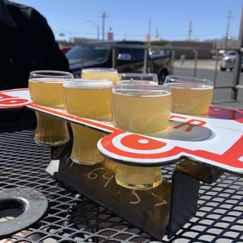 Rickety Cricket Brewing - Flight - Pizza Near Me - Kingman, Arizona