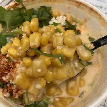 Petiscos - More evidence that they use corn from a can to make their "elote" aka "street corn". Might as well be street corn soup. - Tacos Near Me - Claremont, California Petiscos - More evidence that they use corn from a can to make their "elote" aka "street corn". Might as well be street corn soup. - Tacos Near Me - Claremont, California