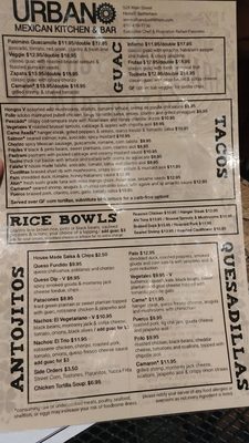 Menu photo 6 Urbano Mexican Kitchen & Bar Bethlehem, PA Menu photo 6 Urbano Mexican Kitchen & Bar Bethlehem, PA