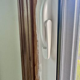 Caulk on trim